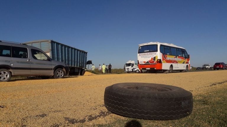 El accidente se produjo en el kilómetro 23.