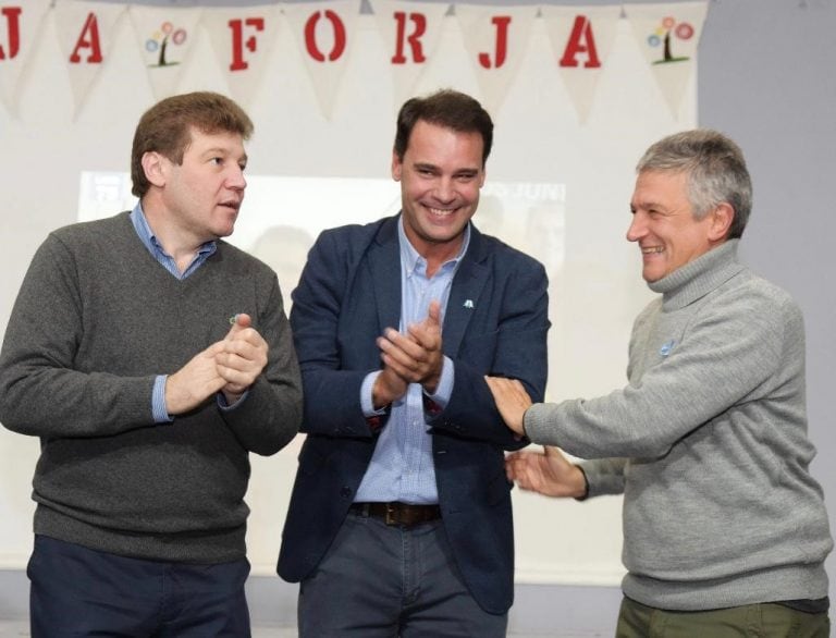 Presentación Candidatos Forja Ushuaia. Melella - Ventura - López.