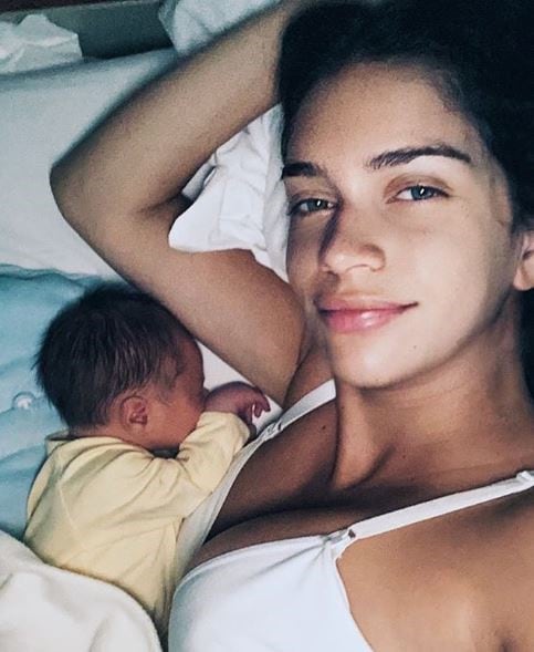 Zaira Nara publicó la primera foto de su hijo Viggo.