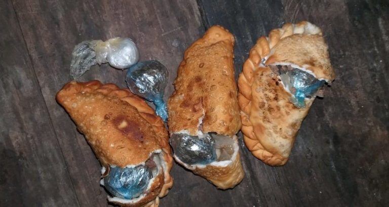 Empanadas fritas de marihuana y cocaína