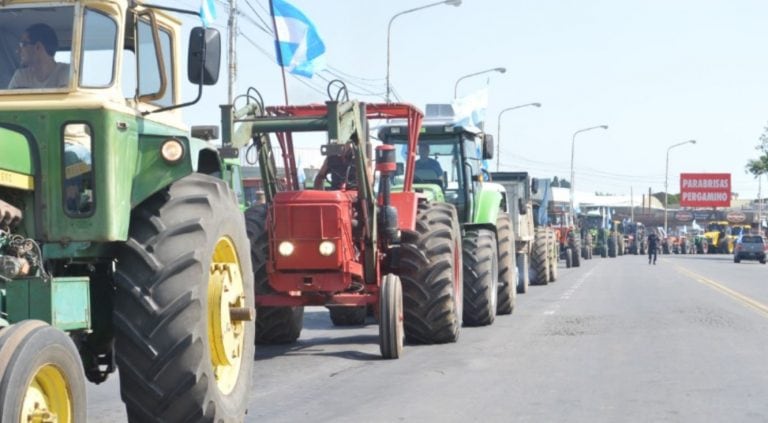 Tractorazo en Pergamino