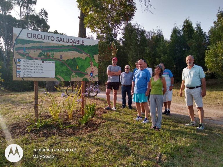 Circuito Saludable en el Vivero de Claromecó (prensa municipal)