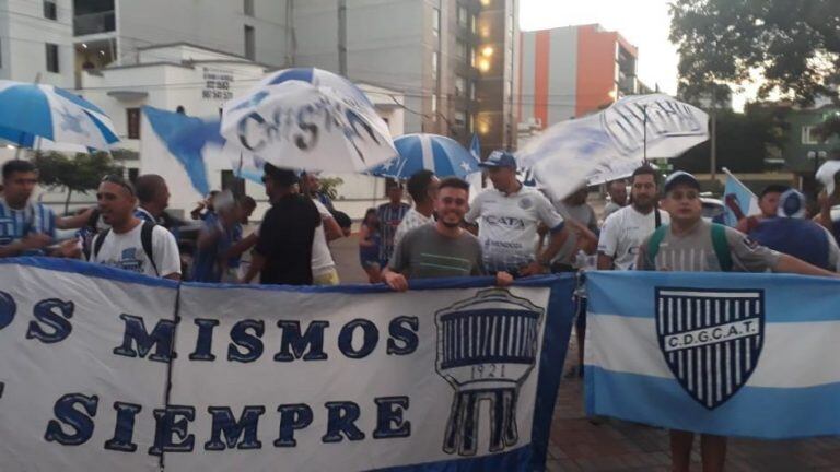 Se espera por un buen acompañamiento de hinchas de Godoy Cruz esta noche en el estadio Nacional de Lima.