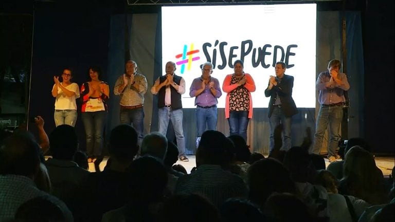 La marcha del "Si se puede" en el Ramal culminó esta noche con un acto público en San Pedro de Jujuy.