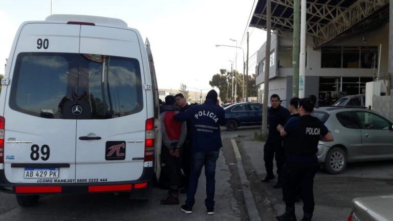 La policía llevó adelante la detención.