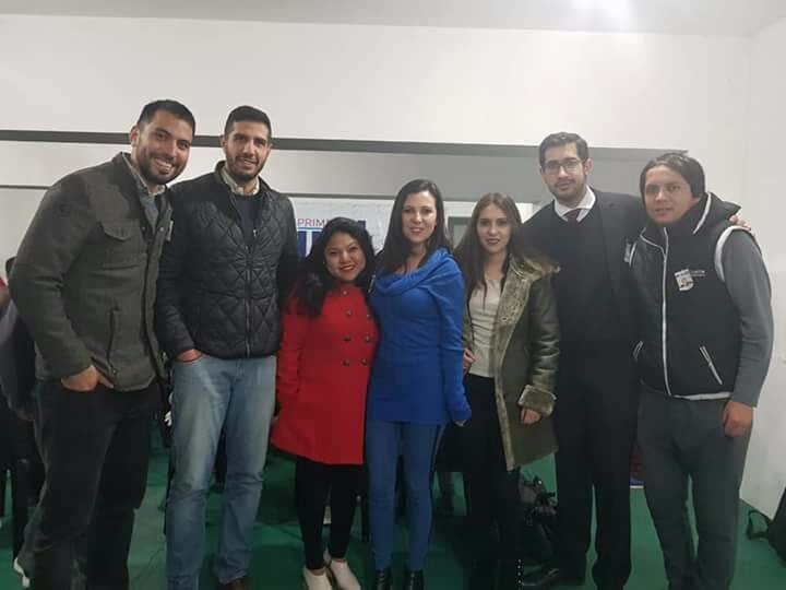 Dirigentes del sector de la juventud delpartido Primero Jujuy.