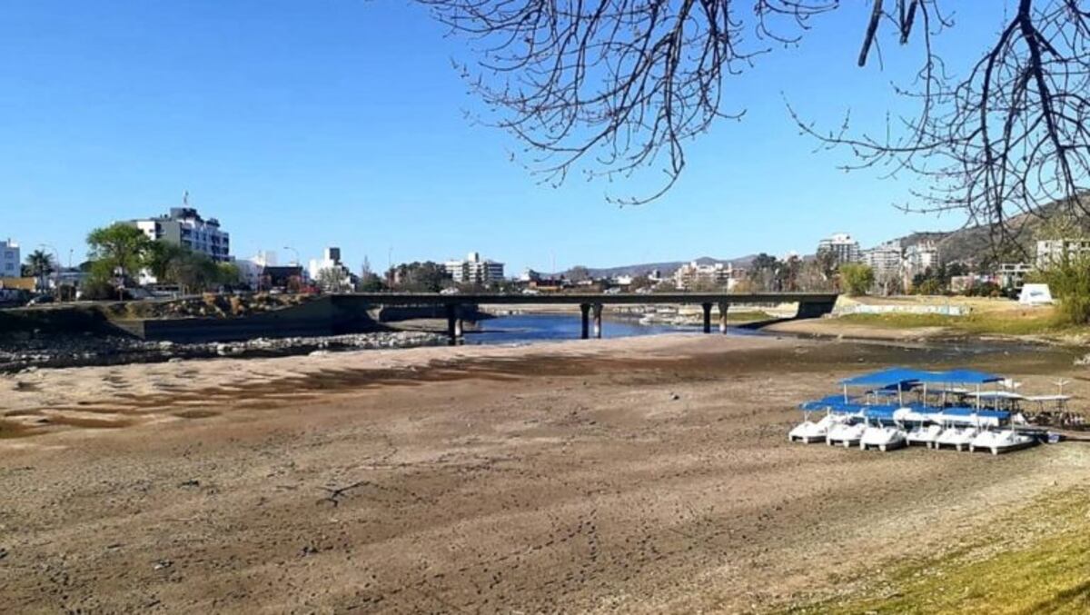 Río San Antonio: la sequía lo convirtió en un desierto