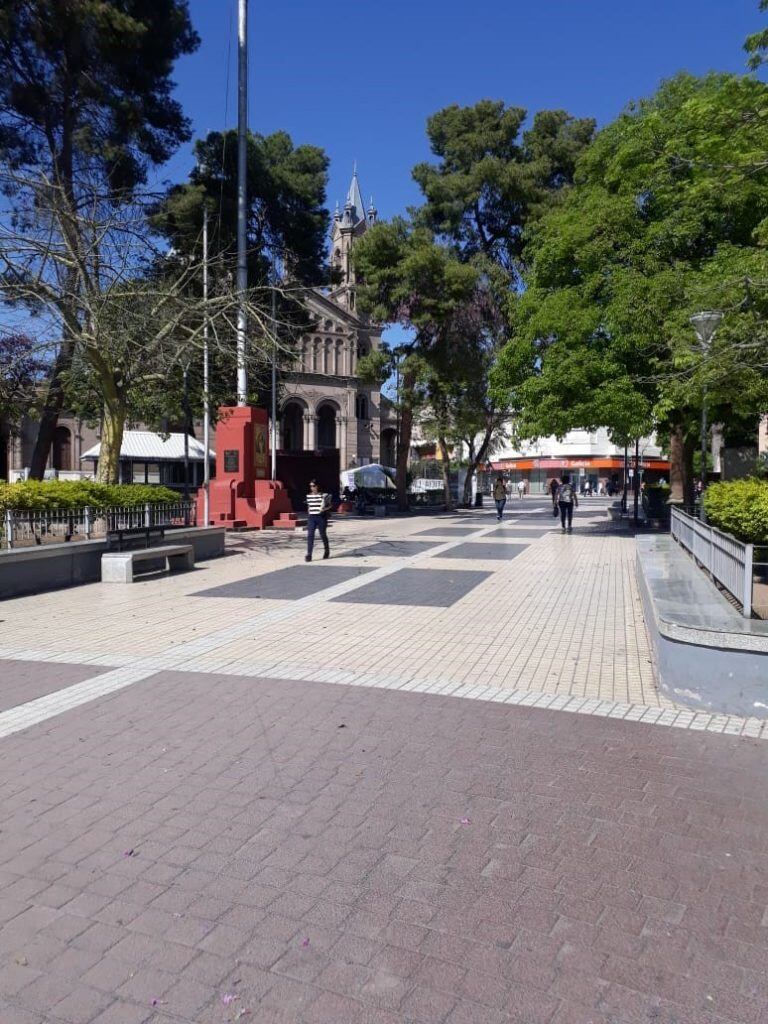 Ciudad de La Rioja tras el paro nacional