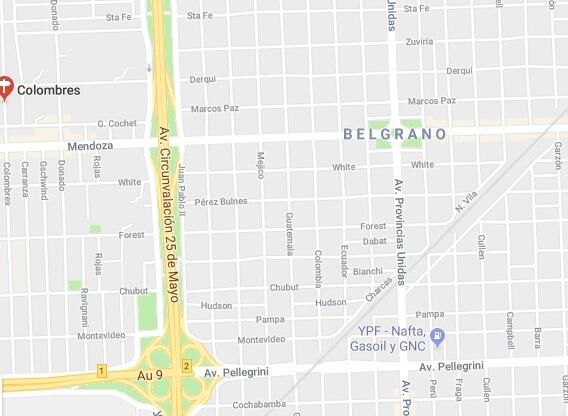 El servicio estará afectado en varias  zonas de la ciudad. (Google Maps)