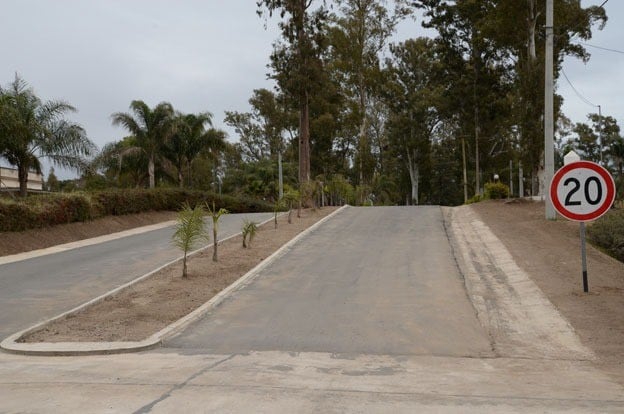 La flamante Costanera de Almafuerte que fue inaugurada este martes.