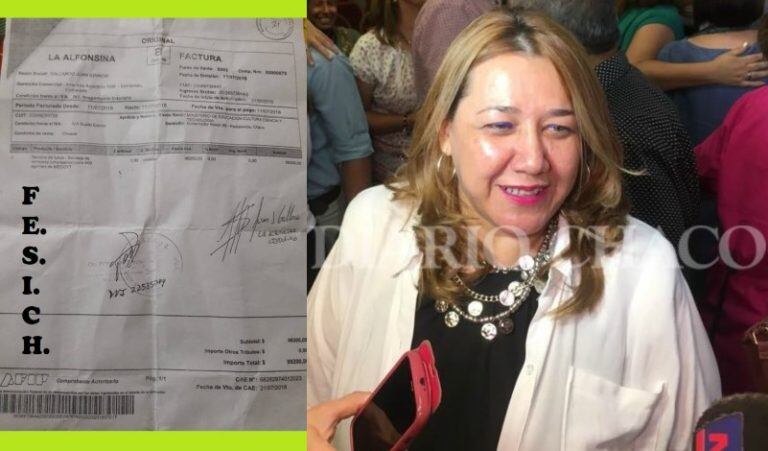 La ministra de Educación, Marcela Mosqueda, está acusada de haber gastado casi 100 mil pesos en una "choripaneada". (Fuente: Diario Chaco)