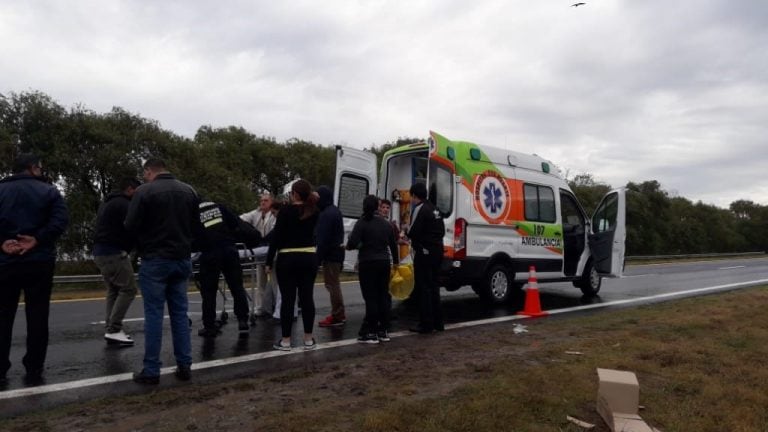 Accidente Motociclista
Crédito: Bomberos Ceibas