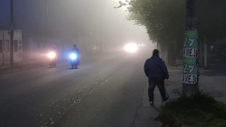 Niebla en Córdoba.