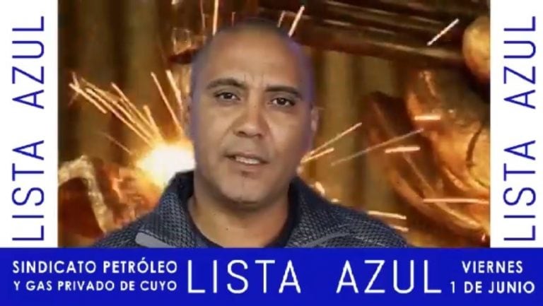 Lista Azul que lleva a Ibáñez como candidato.