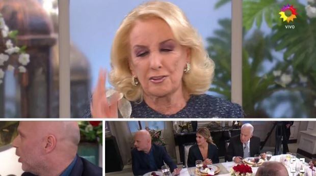 Mirtha se ríe ante la situación