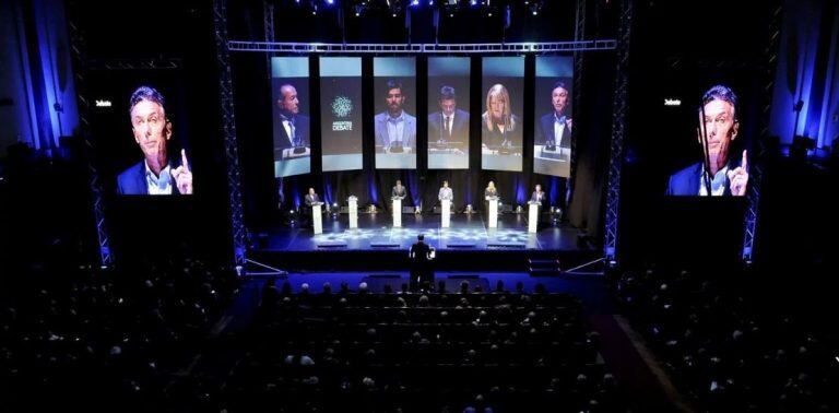 El debate presidencial previo a las elecciones de 2015. (Foto: Archivo DYN)