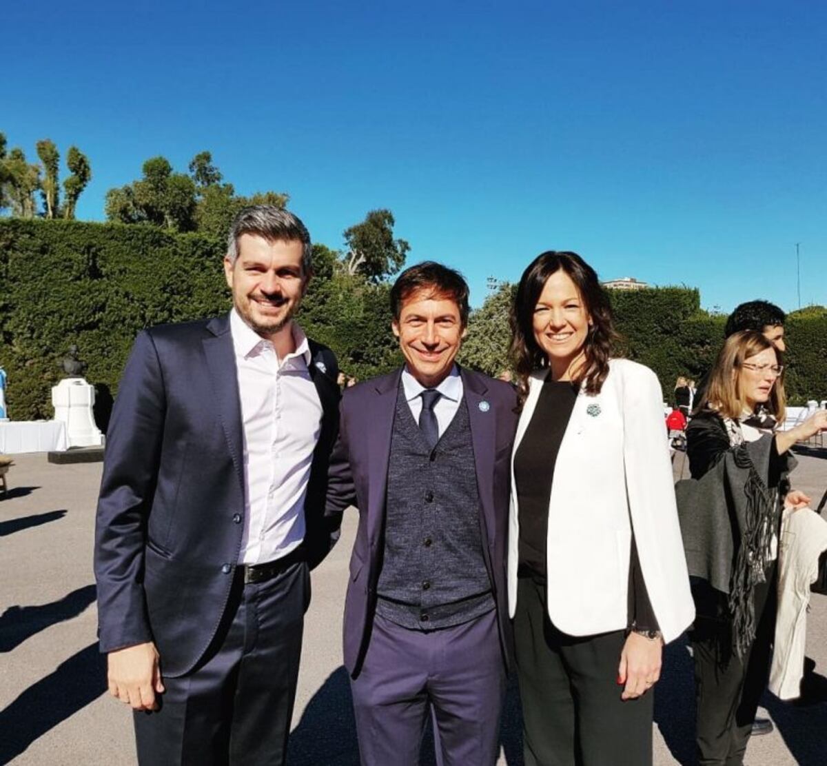Macri y su gabinete festejan el 25 de Mayo comiendo locro en la Quinta de Olivos