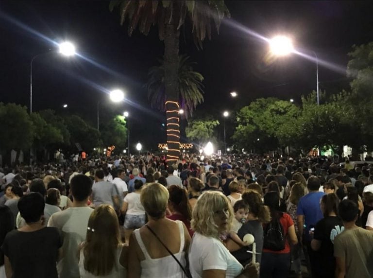 Multitudinaria marcha en Rafaela (Alfonsina Giuliani)