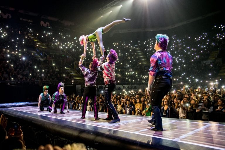 Presentación del show en Miami.