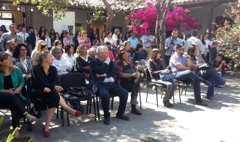 Referentes y empresarios del sector turístico, presentes en el acto.