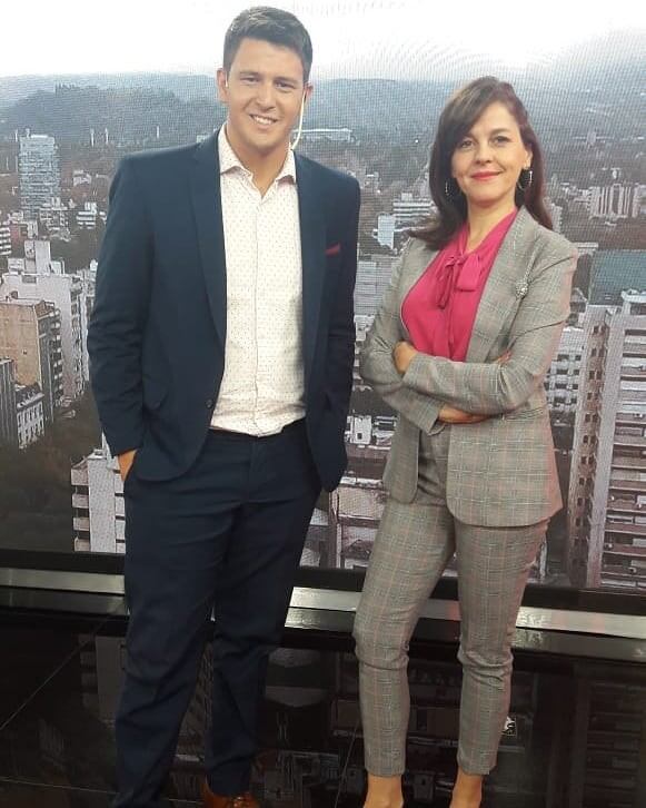 Sebastián Goiburu y Daniela Galván.