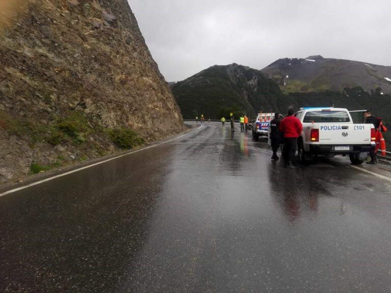 Accidente vial en ruta 3 de Tierra del Fuego.