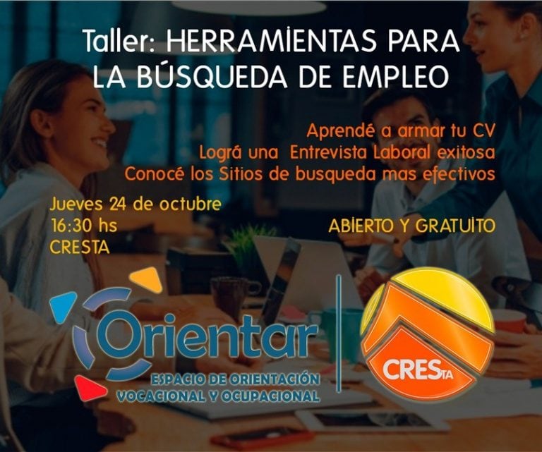 Taller "herramientas para la búsqueda de empleo" (Cresta)