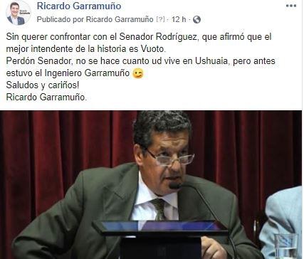 Posteo Ricardo Garramuño