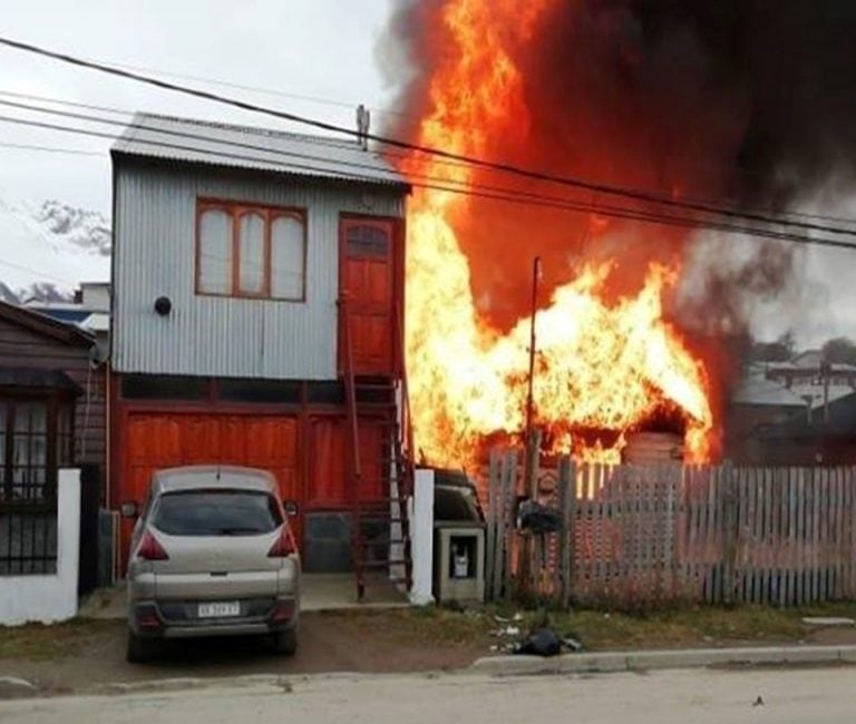 Incendio en Ushuaia