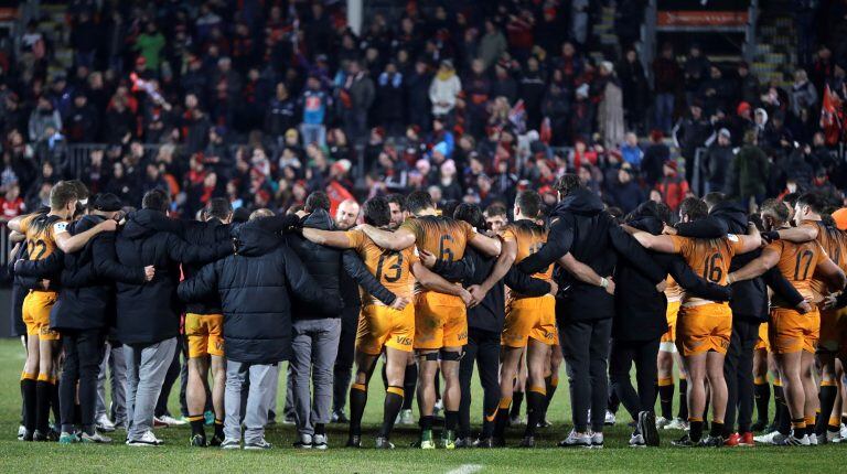 Jaguares terminó segundo en 2019 al perder ante Crusaders. (AP Photo/Mark Baker)