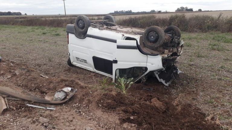 Accidente en Ruta Provincial N° 6.