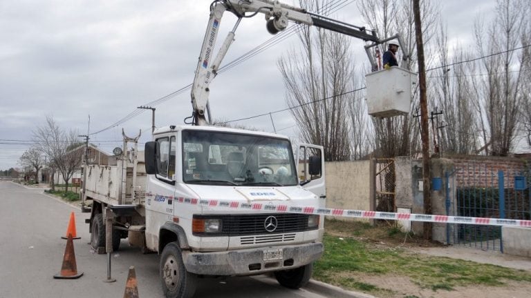 Cortes de luz a raíz de los fuertes vientos del pasado sábado