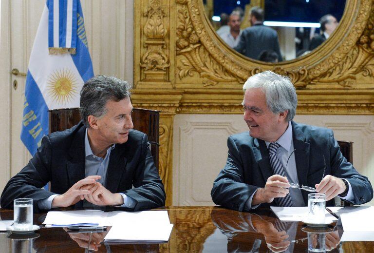 Mauricio Macri y Federico Pinedo. Foto: DyN.