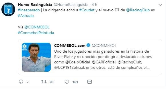 Los usuarios se ríen de la Conmebol (Twitter).