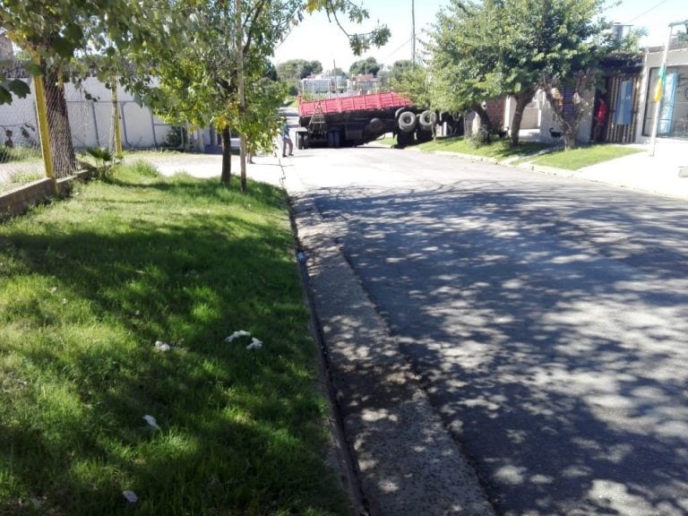 El accidente ocurrió en calle Catastral al 2000