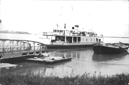 La balsa fue inaugurada en 1928