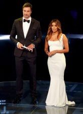 Football Soccer - FIFA Awards Ceremony - Zurich, Switzerland - 09/01/17. U.S. actress Eva Longoria and German presenter Marco Schreyl arrive to host the ceremony. REUTERS/Ruben Sprich