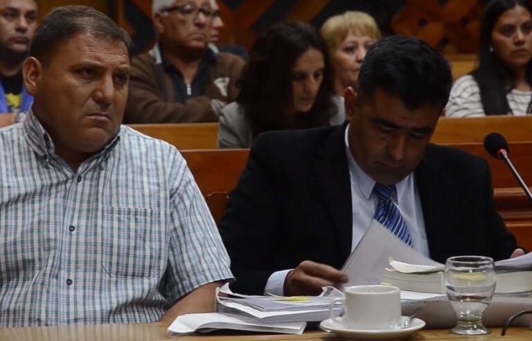 Walter Miranda en el juicio.