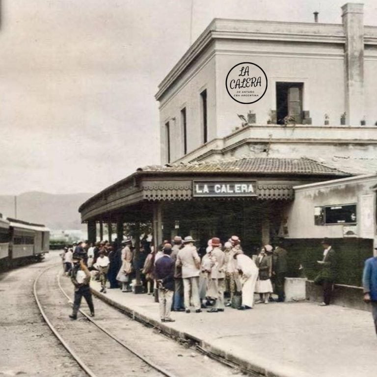 La Calera: estación de tren antes