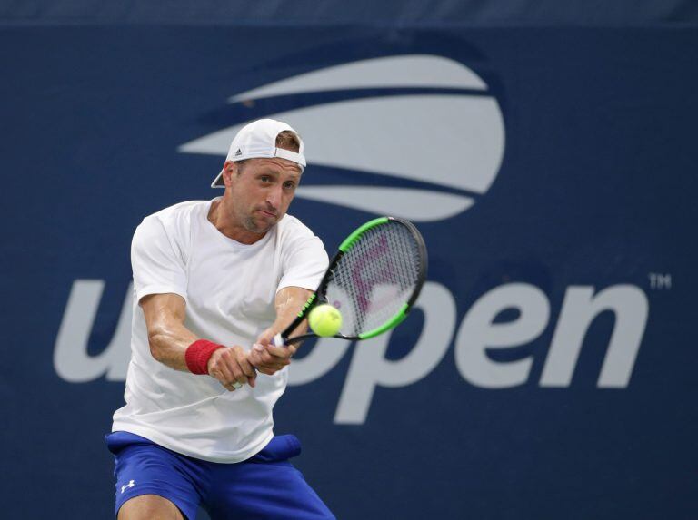 Tennys Sandgren perdió frente al argentino. (Danielle Parhizkaran-USA TODAY Sports)