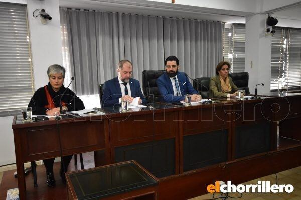 Jueces federales Julián Falcucci, Alberto Daniel Carelli y María Paula Marisi.