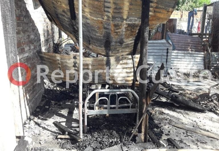 Incendio en una vivienda de San Salvador