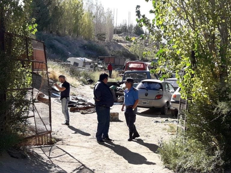 Los jefes policiales estuvieron presentes.