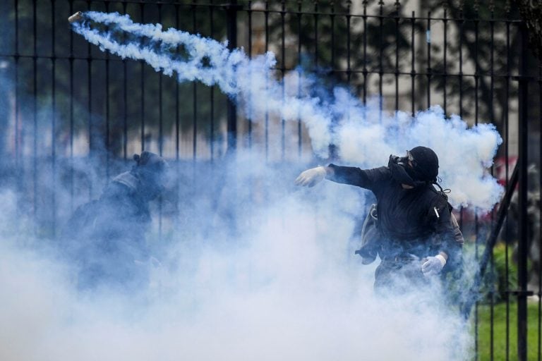 Liberaron a los 27 detenidos durante los incidentes frente al Congreso.