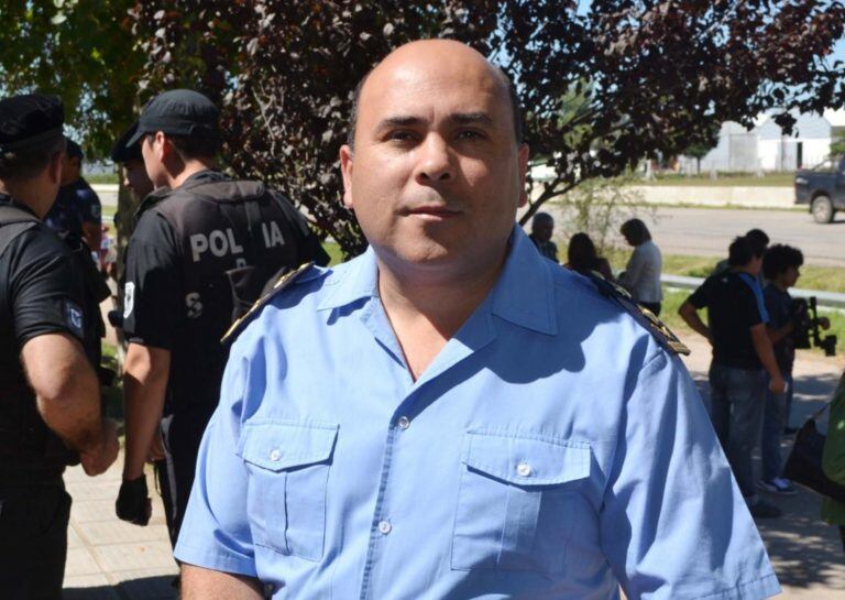 Comisario Gustavo Ortiz, a cargo de la comisión que investigó el asesinato de Brenda Arias.