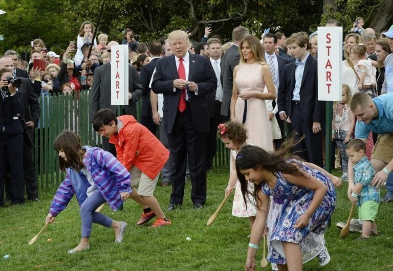 Carrera de huevos de Pascua, Casa Blanca (USA)