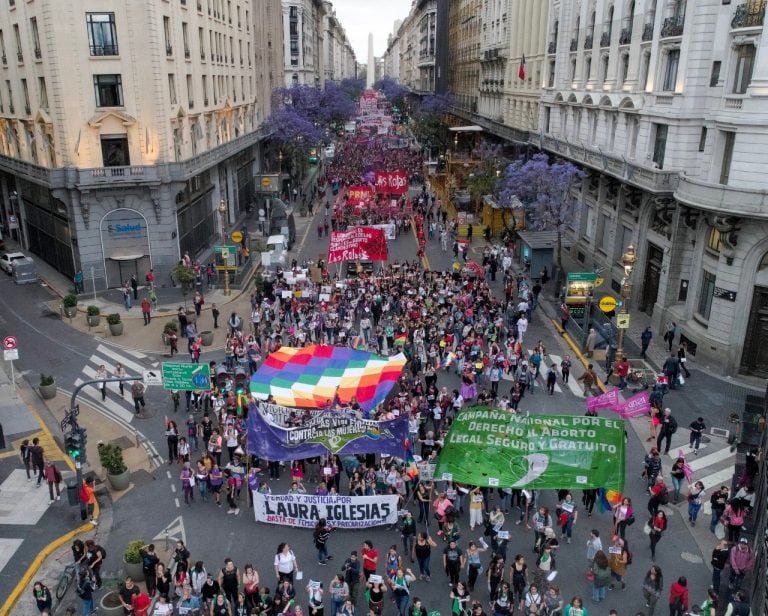 Marcha mujeres (Foto: Clarín)