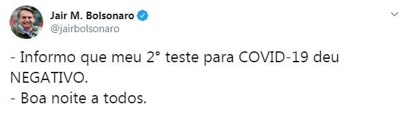 (Twitter: @jairbolsonaro)