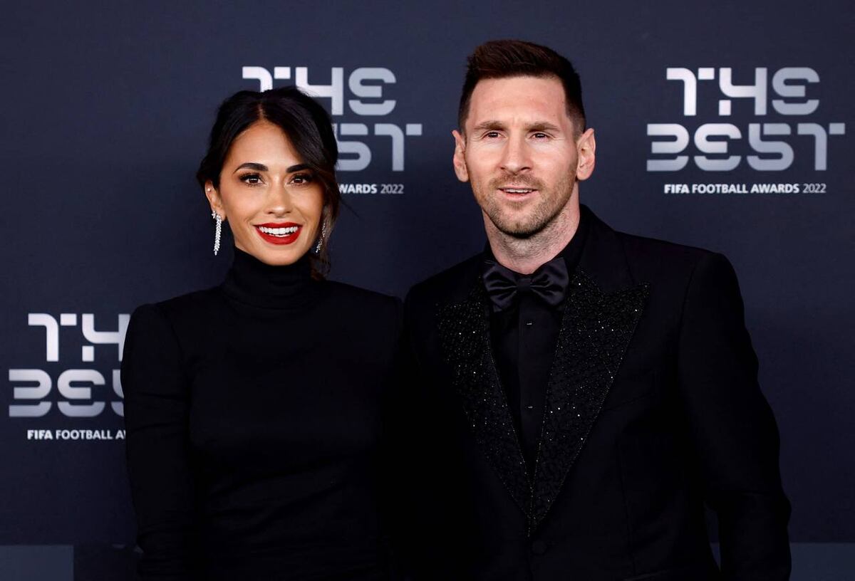Con el premio The Best, Lionel Messi y Antonela Roccuzzo amanecieron a solas en París