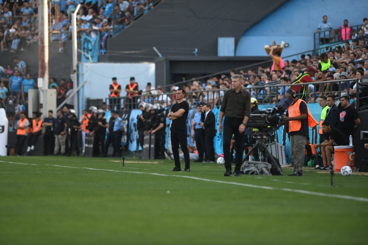 Guillermo Farré explicó la actuación de Belgrano frente a Platense en Alberdi. (Javier Ferreyra / La Voz)